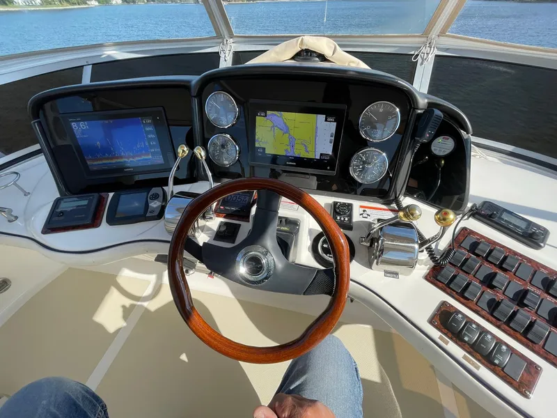 Slide: The Image of HELM OVERVIEW WITH UPDATED GARMIN 12" TOUCHSCREEN MFD'S - 37