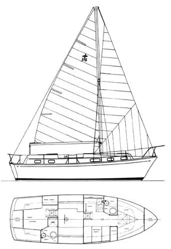 Slide: The Image of Gulfstar 36 CENTER COCKPIT 1972 - 4