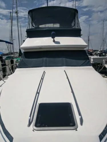 Slide: The Image of Sea Ray 380 Aft Cabin 1989 - 6