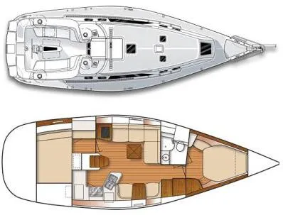 Slide: The Image of Stainless steel stove and oven in 2022 Catalina 385 yacht kitchen. - 51