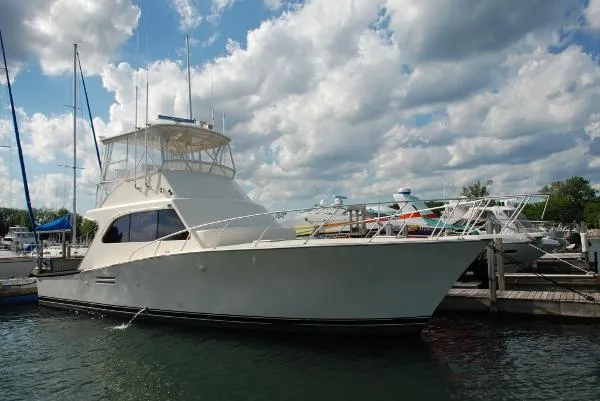Slide: The Image of Post Marine 44 Sport Fisherman 1990 - 0
