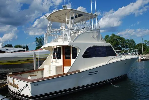 Slide: The Image of Post Marine 44 Sport Fisherman 1990 - 10