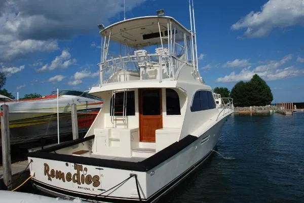 Slide: The Image of Post Marine 44 Sport Fisherman 1990 - 11