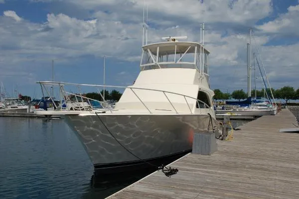 Slide: The Image of Post Marine 44 Sport Fisherman 1990 - 4