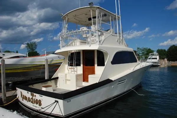 Slide: The Image of Post Marine 44 Sport Fisherman 1990 - 9
