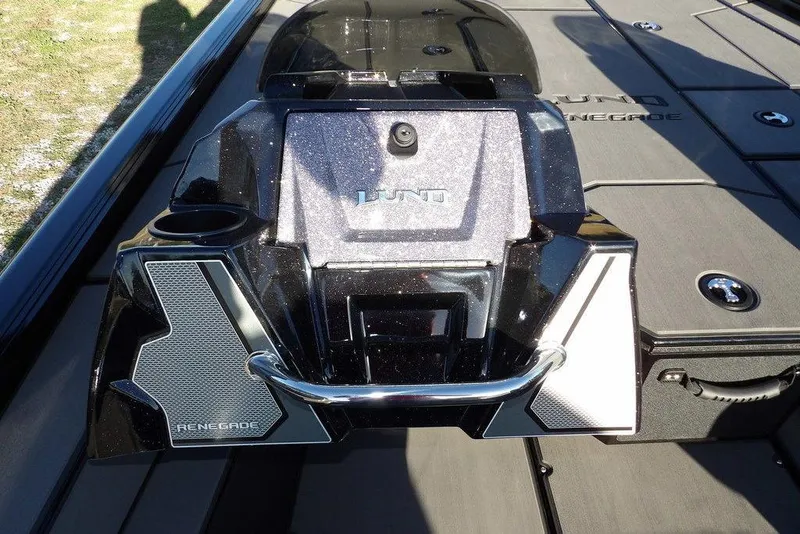 Slide: The Image of 2026 Lund 1975 Renegade boat deck with sleek design and modern features. - 28