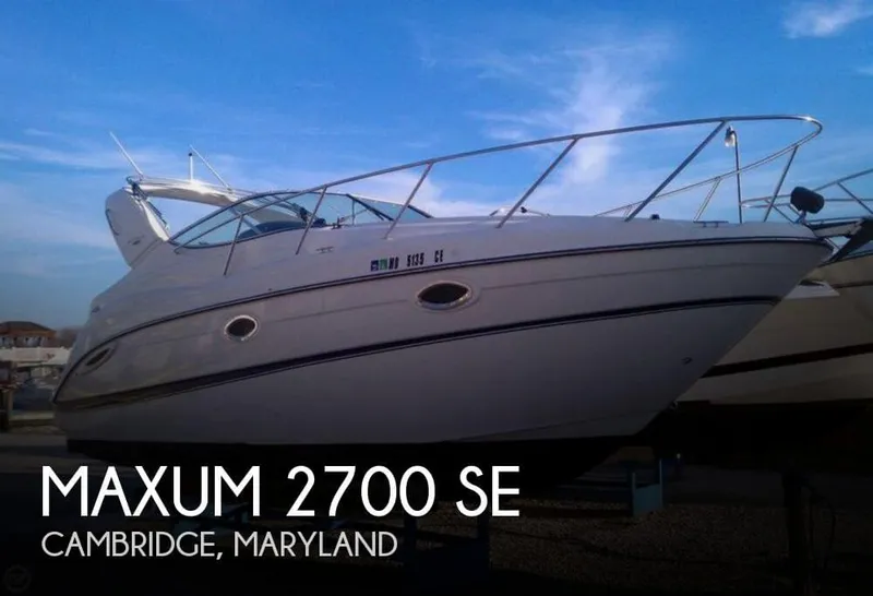 Slide: The Image of Maxum 2700 SE 2005 - 0