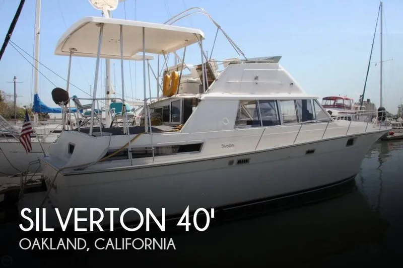 Slide: The Image of Silverton 40 Aft Cabin 1990 - 0