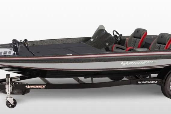 The Image of 2026 Phoenix 818 Pro boat with sleek design on a trailer. - 1