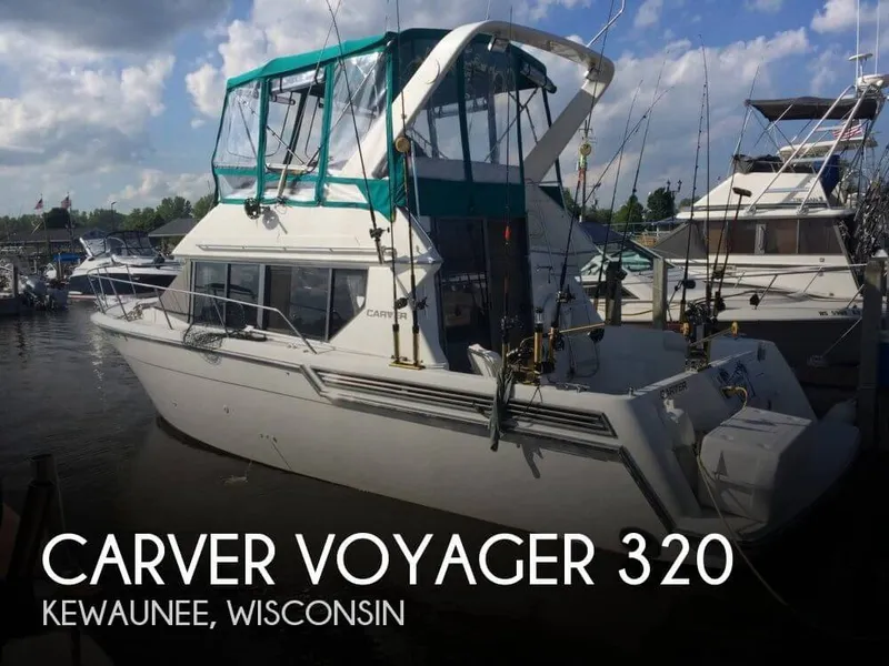 Slide: The Image of Carver Yachts Voyager 320 1995 - 0