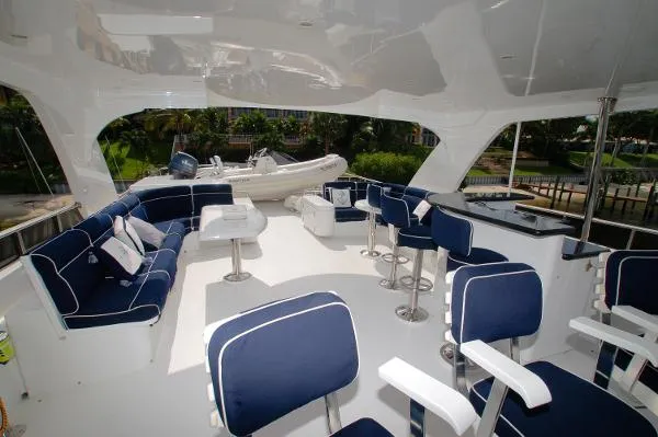 Slide: The Image of Monte Fino Cockpit Motor Yacht 2001 - 1