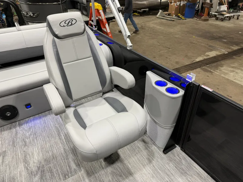 Slide: The Image of Bentley Pontoons Legacy 220 Swingback 115HP $46995 2026 - 10