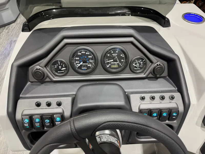 Slide: The Image of Bentley Pontoons Legacy 220 Swingback 115HP $46995 2026 - 14
