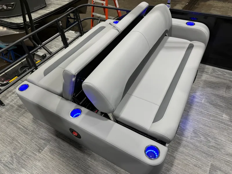 Slide: The Image of Bentley Pontoons Legacy 220 Swingback 115HP $46995 2026 - 17