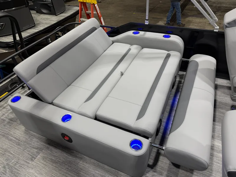 Slide: The Image of Bentley Pontoons Legacy 220 Swingback 115HP $46995 2026 - 20