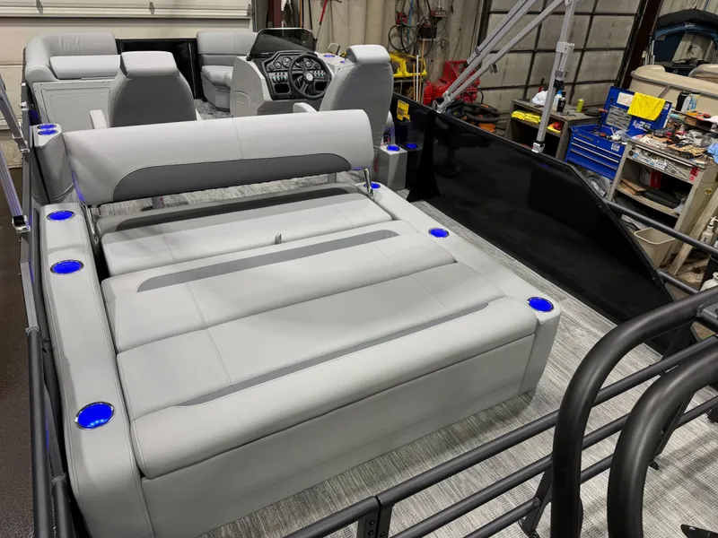 Slide: The Image of Bentley Pontoons Legacy 220 Swingback 115HP $46995 2026 - 21