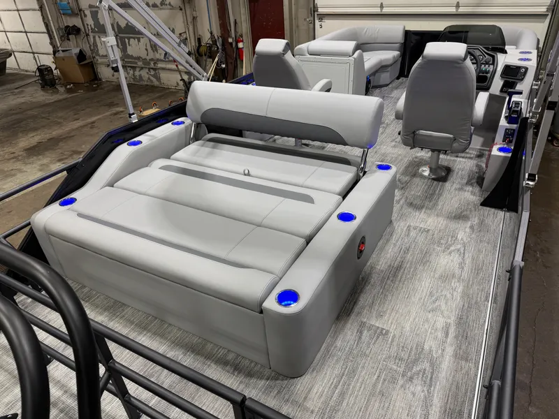Slide: The Image of Bentley Pontoons Legacy 220 Swingback 115HP $46995 2026 - 22