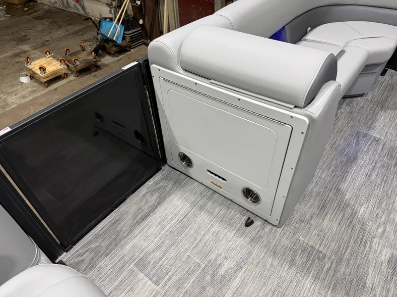 Slide: The Image of Bentley Pontoons Legacy 220 Swingback 115HP $46995 2026 - 26