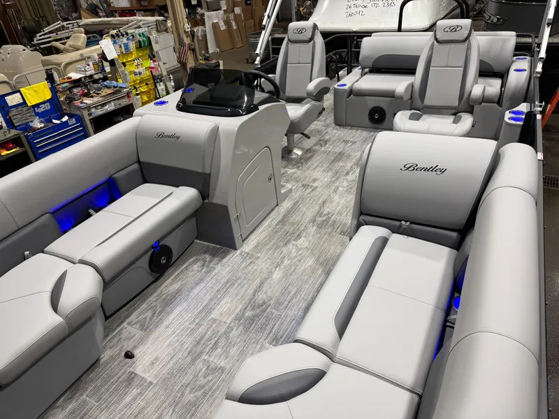 Slide: The Image of Bentley Pontoons Legacy 220 Swingback 115HP $46995 2026 - 31