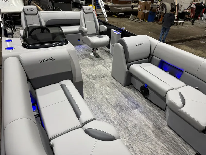 Slide: The Image of Bentley Pontoons Legacy 220 Swingback 115HP $46995 2026 - 32