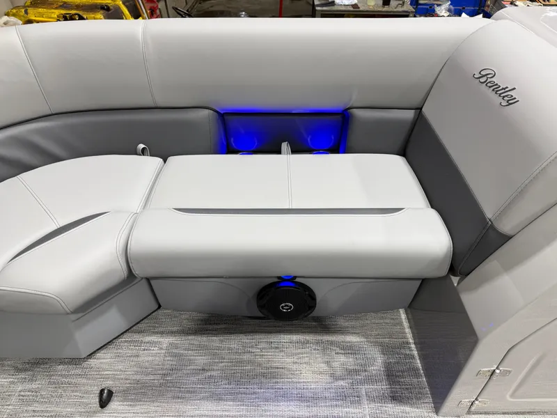 Slide: The Image of Bentley Pontoons Legacy 220 Swingback 115HP $46995 2026 - 33