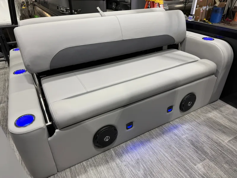 Slide: The Image of Bentley Pontoons Legacy 220 Swingback 115HP $46995 2026 - 35