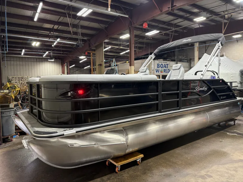 Slide: The Image of Bentley Pontoons Legacy 220 Swingback 115HP $46995 2026 - 40