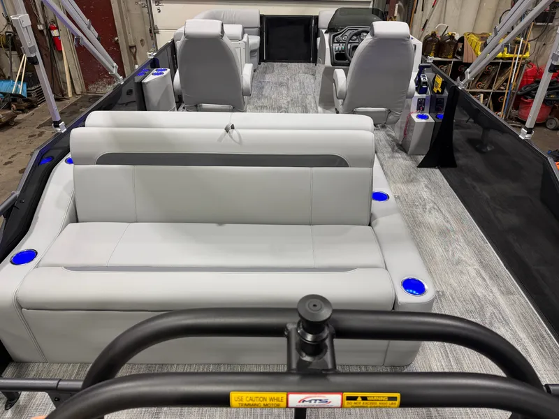 Slide: The Image of Bentley Pontoons Legacy 220 Swingback 115HP $46995 2026 - 6