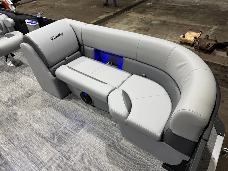 Slide: The Image of Bentley Pontoons Legacy 220 Swingback 115HP $46995 2026 - 9
