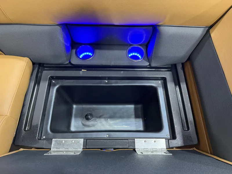 Slide: The Image of Bentley Pontoons Legacy 223 Navigator Quad Lounge Tritoon & Honda 4-Stroke EFI 2026 - 26