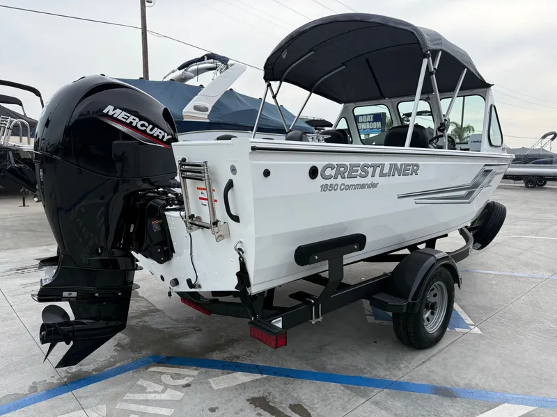 Slide: The Image of Crestliner 1850 Commander Elite w/ 150HP Mercury & 9.9HP Kicker! 2020 - 5