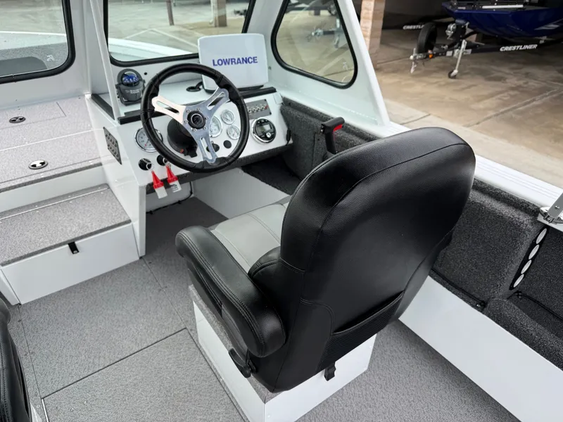 Slide: The Image of Crestliner 1850 Commander Elite w/ 150HP Mercury & 9.9HP Kicker! 2020 - 7