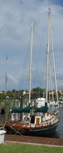 Slide: The Image of Morgana Ketch 1/2" scale repli Ketch 1984 - 1
