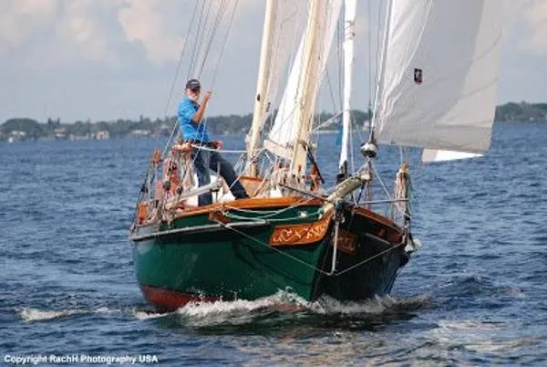 Slide: The Image of Morgana Ketch 1/2" scale repli Ketch 1984 - 3