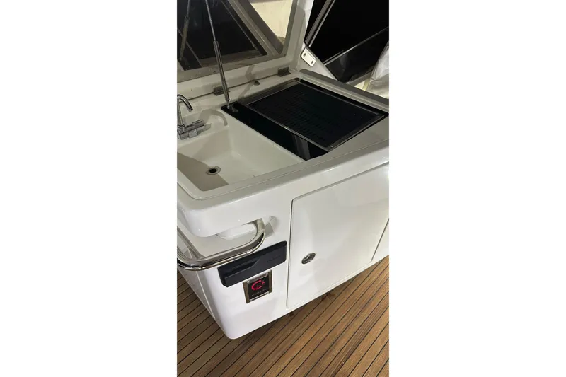 Slide: The Image of Azimut Fly 53 yacht kitchenette with sink and grill, 2013 model. - 30