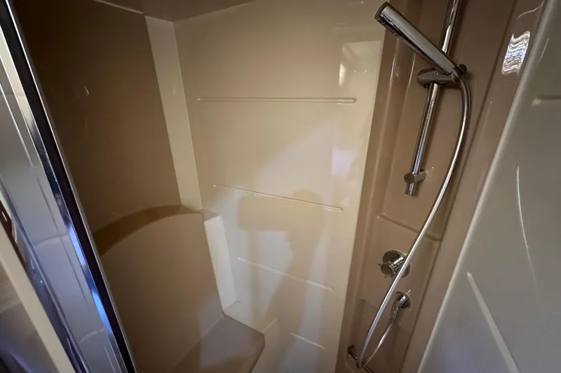 Slide: The Image of Shower area in 2013 Azimut Fly 53 yacht, featuring sleek design and modern fixtures. - 90