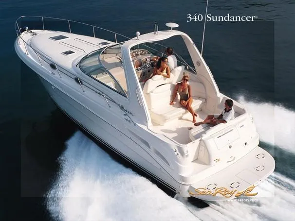 Slide: The Image of Sea Ray 340 Sundancer 2002 - 6