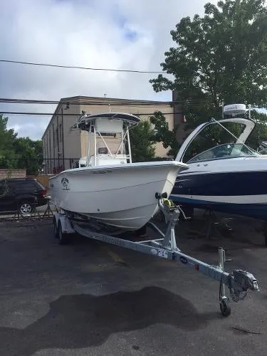 Slide: The Image of Sea Pro 220 Center Console with trailer 2007 - 1