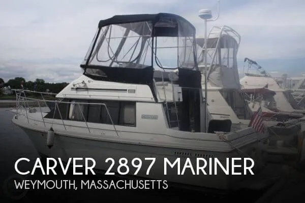 Slide: The Image of Carver Yachts 2897 Mariner 1988 - 0