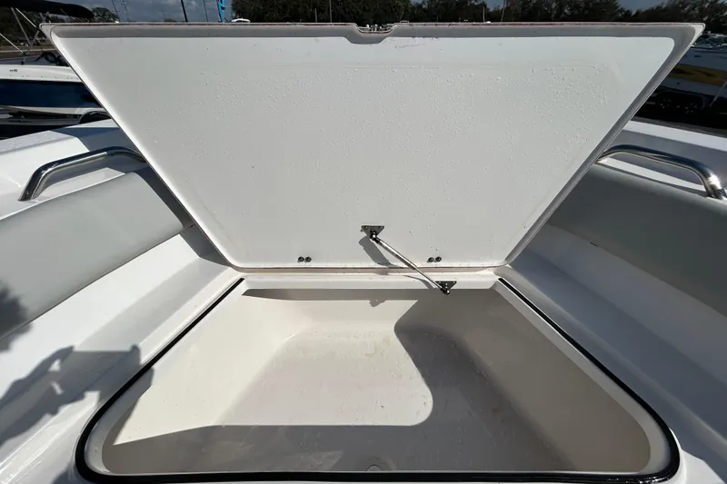 Slide: The Image of Open storage compartment on 2022 Sea Fox 206 Commander boat. - 60