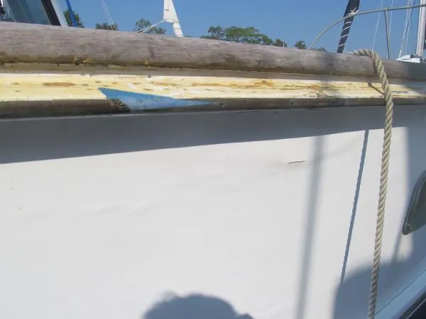 Slide: The Image of Webbers Cove Raised Deck Down East Sedan Cruiser 1969 - 11