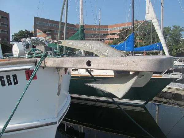 Slide: The Image of Webbers Cove Raised Deck Down East Sedan Cruiser 1969 - 3