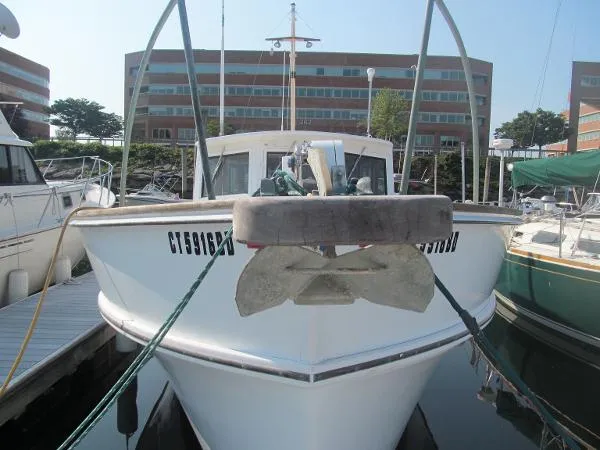 Slide: The Image of Webbers Cove Raised Deck Down East Sedan Cruiser 1969 - 5