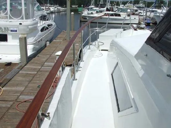 Slide: The Image of Hatteras Motor Yacht Cockpit 1988 - 2