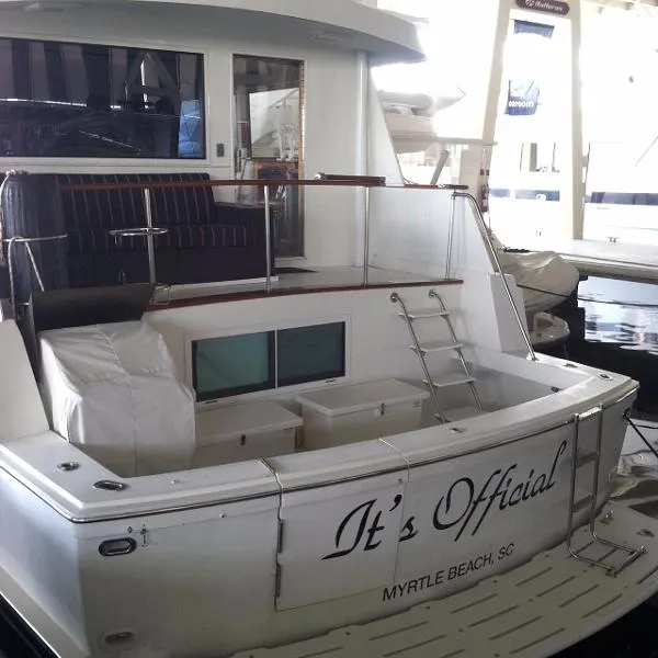 Slide: The Image of Hatteras Motor Yacht Cockpit 1988 - 3