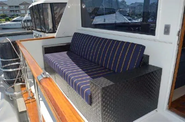 Slide: The Image of Hatteras Motor Yacht Cockpit 1988 - 6