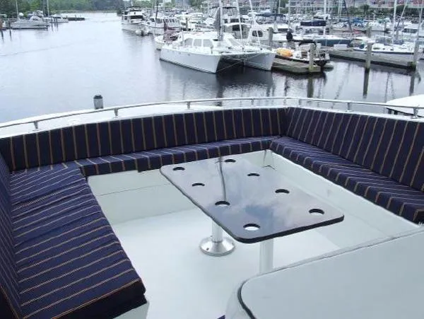 Slide: The Image of Hatteras Motor Yacht Cockpit 1988 - 8
