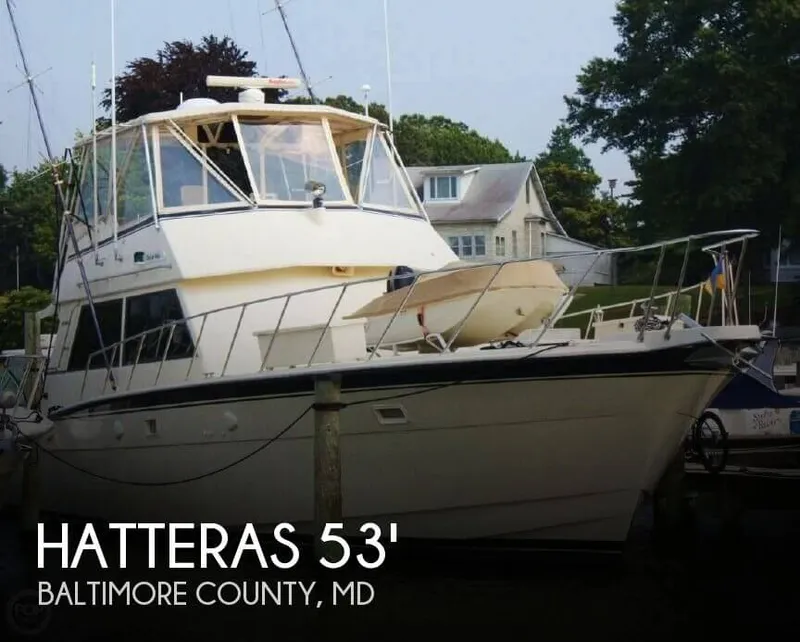 Slide: The Image of Hatteras 55 Convertible 1982 - 0