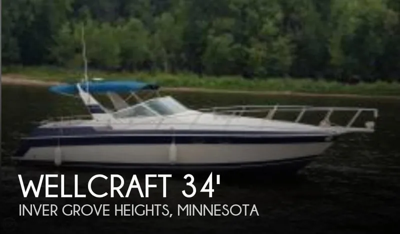 Slide: The Image of Wellcraft 34 Gran Sport 1989 - 0
