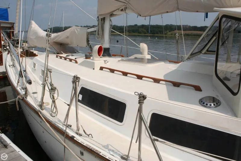 Slide: The Image of Cabot 36 Cutter Rig 1978 - 9